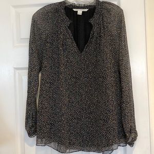 DVF silk blouse